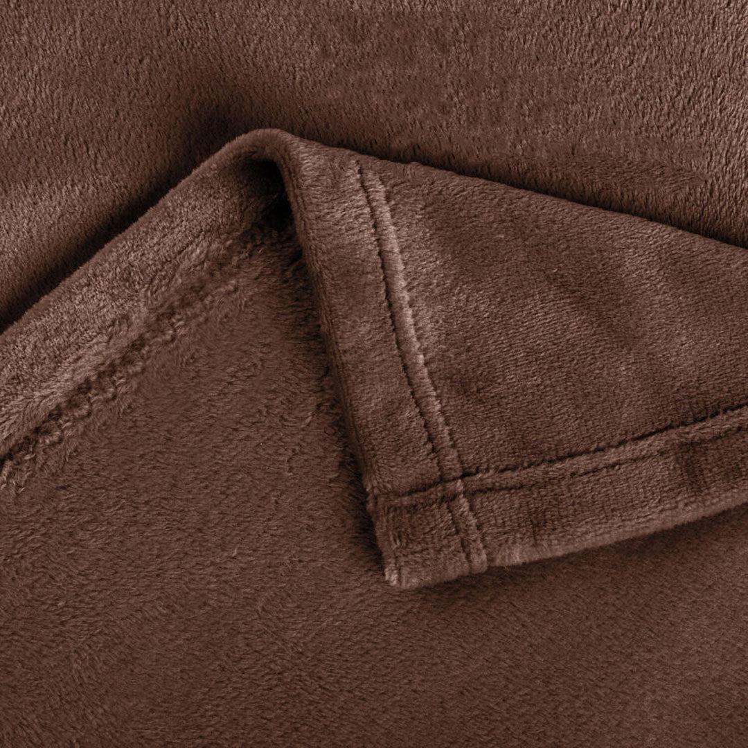 Generous Faux Fur Fleece Blanket  Generous Faux Fur Fleece Blanket