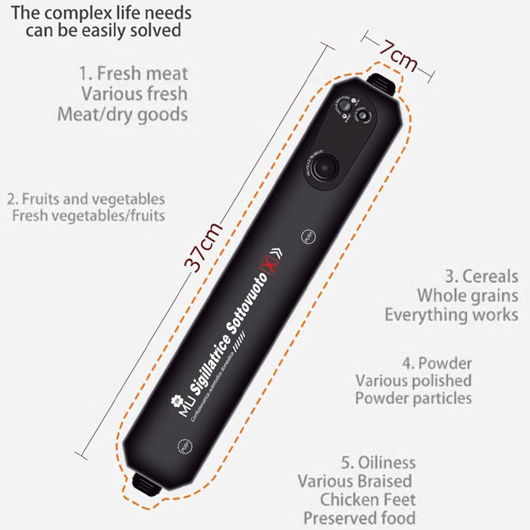 Automatic and Manual Vacuum Food Sealer  Automatic and Manual Vacuum Food Sealer
