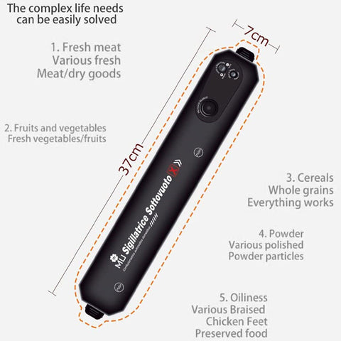 Automatic and Manual Vacuum Food Sealer  Automatic and Manual Vacuum Food Sealer