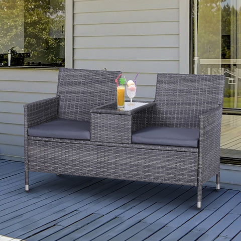 2 Seater Rattan Chair Garden Furniture-Items Online 2 Seater Rattan Chair Garden Furniture-Items Online