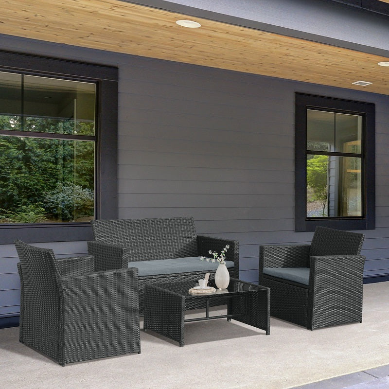 4 Piece Rattan Garden Furniture set-Items Online 4 Piece Rattan Garden Furniture set-Items Online