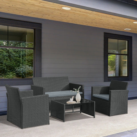 4 Piece Rattan Garden Furniture set-Items Online 4 Piece Rattan Garden Furniture set-Items Online