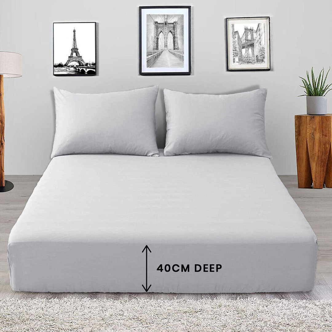 Extra Deep 40CM Fitted Bed Sheet - Items Online Extra Deep 40CM Fitted Bed Sheet - Items Online