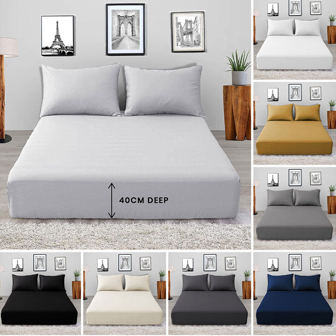 Extra Deep 40CM Fitted Bed Sheet - Items Online Extra Deep 40CM Fitted Bed Sheet - Items Online