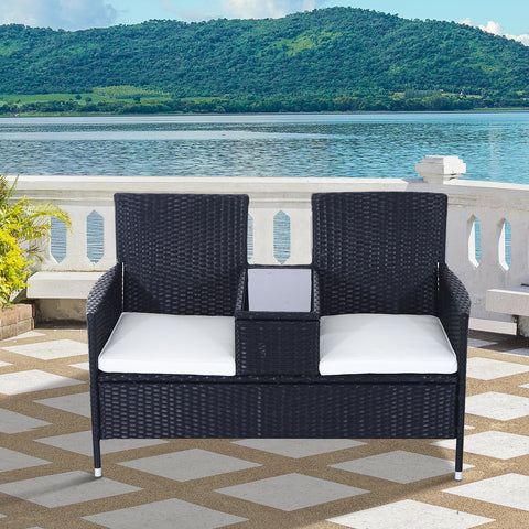 2 Seater Rattan Chair Garden Furniture-Items Online 2 Seater Rattan Chair Garden Furniture-Items Online