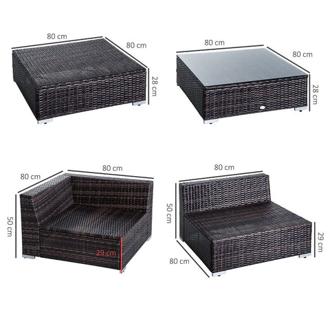6 Piece Rattan Garden Furniture set-Items Online 6 Piece Rattan Garden Furniture set-Items Online