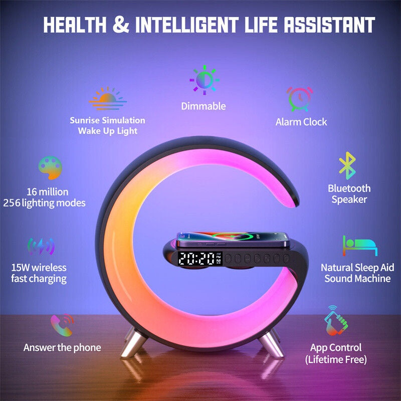 LED Lamp Bluetooth Speaker Wireless Charger-Items Online LED Lamp Bluetooth Speaker Wireless Charger-Items Online