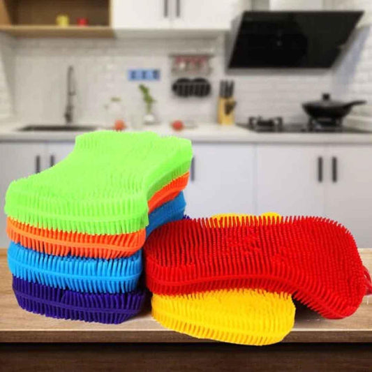 Eco-Friendly Silicone Sponge - Sustainable kitchen scrubber