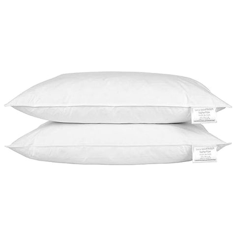 Casabella Pair of Duck Feather and Down Pillows-Items Online