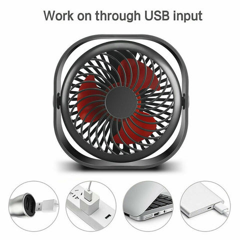 Mini Rechargeable Fan USB Desk Fan-Items Online