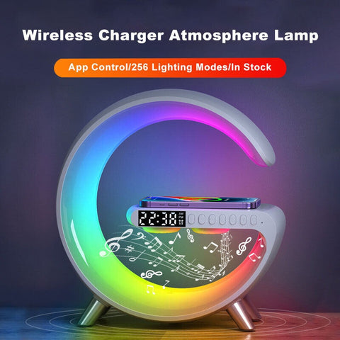 LED Lamp Bluetooth Speaker Wireless Charger