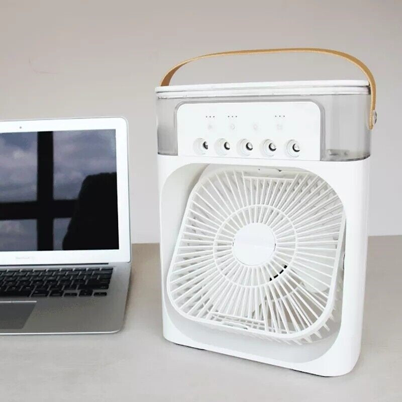 3 In 1 Air Humidifier Cooling USB Fan LED-Items Online